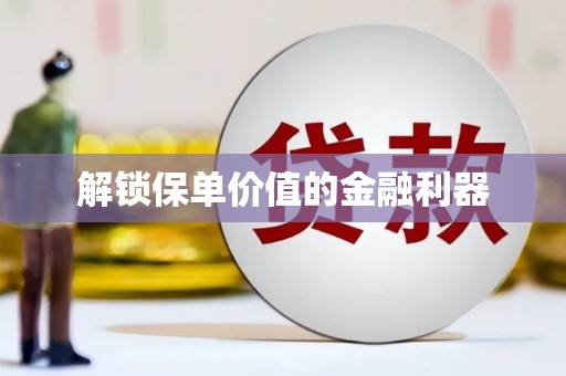 松山解锁保单价值的金融利器