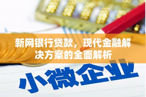 松山新网银行贷款，现代金融解决方案的全面解析