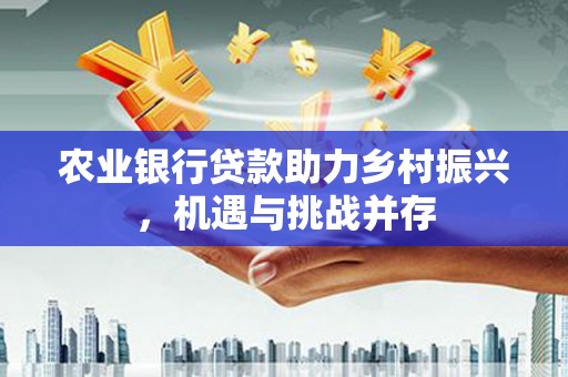 松山农业银行贷款助力乡村振兴，机遇与挑战并存