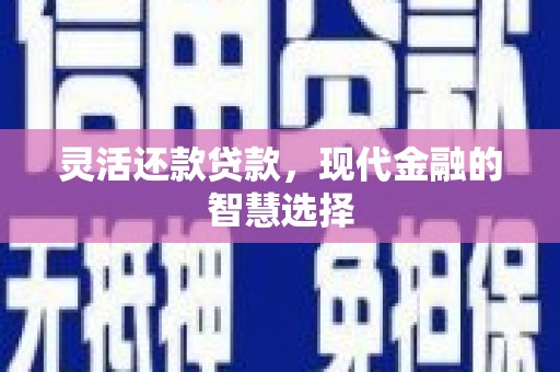 松山灵活还款贷款，现代金融的智慧选择