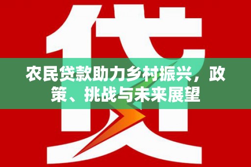 松山农民贷款助力乡村振兴，政策、挑战与未来展望