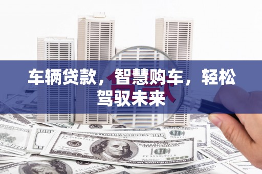 松山车辆贷款，智慧购车，轻松驾驭未来
