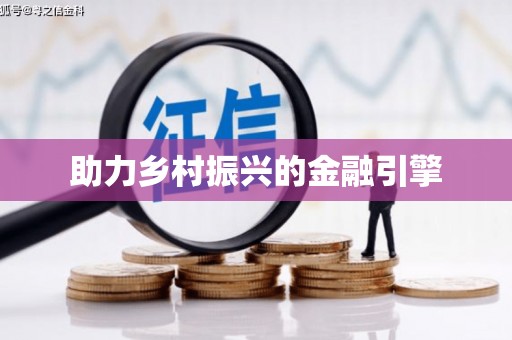 松山助力乡村振兴的金融引擎