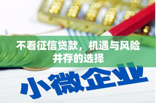 松山不看征信贷款，机遇与风险并存的选择