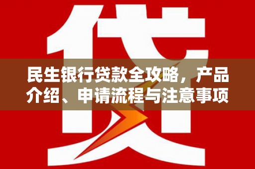 松山民生银行贷款全攻略，产品介绍、申请流程与注意事项